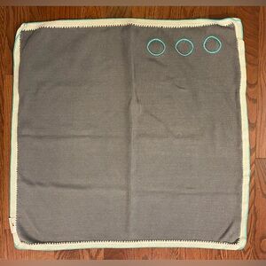 Haitibabi Blanket Baby Suede & Ice Handmade In Haiti 100% Cotton 31”X30”